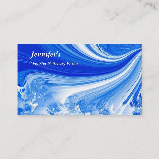 Modern Spa Business Card (Front)