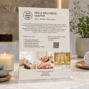 Modern Spa Wellness Centre Promotional Business Flyer