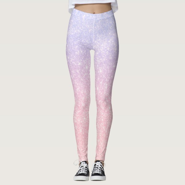 Modern Sparkles Girly  Leggings (Front)