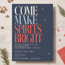 Modern Spirits Bright Holiday Party