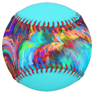 Modern Splash of Paints Softball