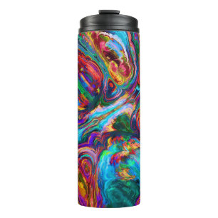Modern Splash of Paints Thermal Tumbler