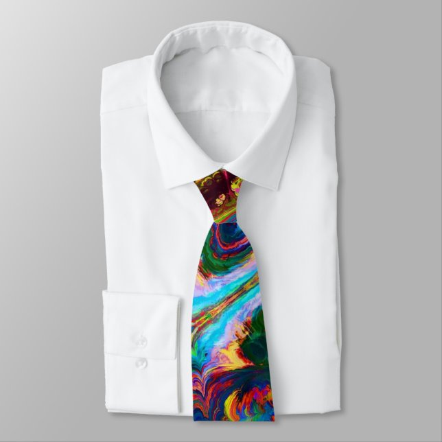 Modern Splash of Paints Tie (Tied)