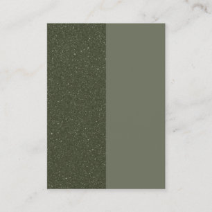 Modern Split Moss Green Discount Card – Customise