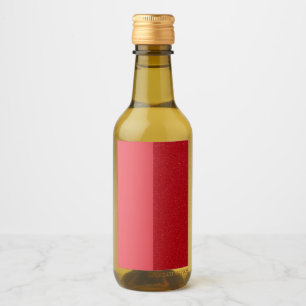 Modern Split Tomato Red Bottle Labels – Customise