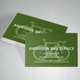 Modern Sport Bike Repair Maintenance Coaching Business Card