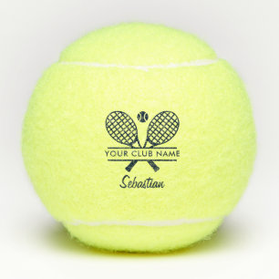 Modern Sport Team Players Swag Script Tennis Balls