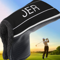 Modern Sports Black Monogrammed Golfer Putter