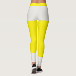 Modern Sports Women Neutral Cute Yellow Athleisure Leggings