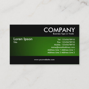Modern - Spotlit Green Business Card