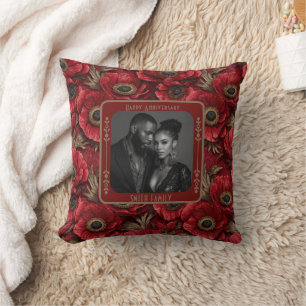 Modern Spouse Wedding Anniversary Throw Pillow