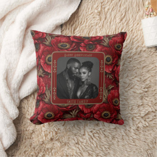 Modern Spouse Wedding Anniversary  Throw Pillow