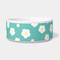 Modern Spring aqua gradient purple flora pattern