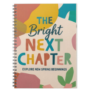 Modern Spring Beginnings Spiral Notebook Class