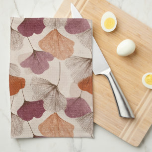 Modern Spring Botanical Floral Kitchen Towels