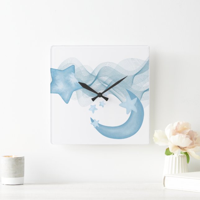 Modern Square Acrylic Wall Clock for Stylish Space (Home)