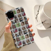 Modern Square Photo Collage Pattern