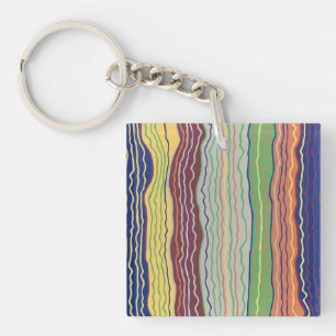 Modern Squiggles 3 Keychain