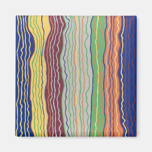 Modern Squiggles 3 Magnet