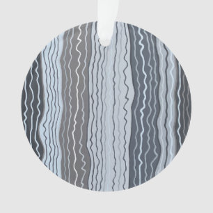 Modern Squiggles 5 Acrylic Ornament