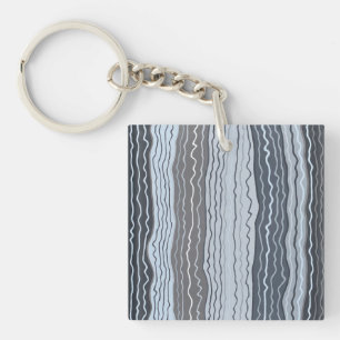 Modern Squiggles 5 Keychain
