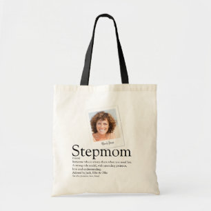 Modern Stepmom Bonus Mum Definition Photo Tote Bag
