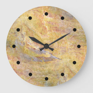 Modern Stone Background Large Clock