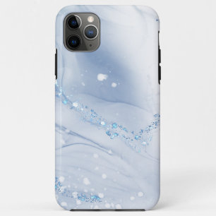 Modern Stone Dusty Blue Marble iPhone 11 Pro Max Case