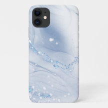 Modern Stone Dusty Blue Marble