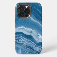Modern Stone Dusty Blue Marble