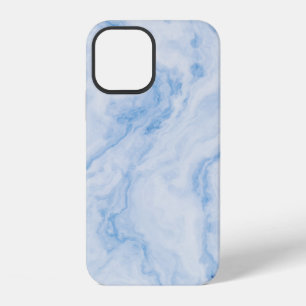 Modern Stone Dusty Blue Marble iPhone 12 Case