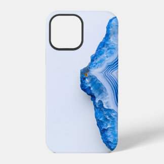 Modern Stone Dusty Blue Marble iPhone 12 Pro Case
