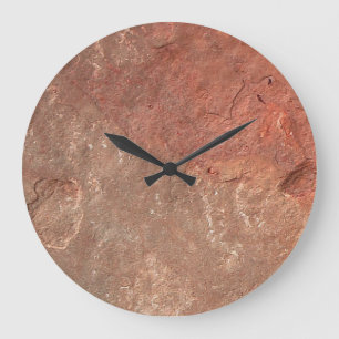 Modern Stone Look Wall Clock