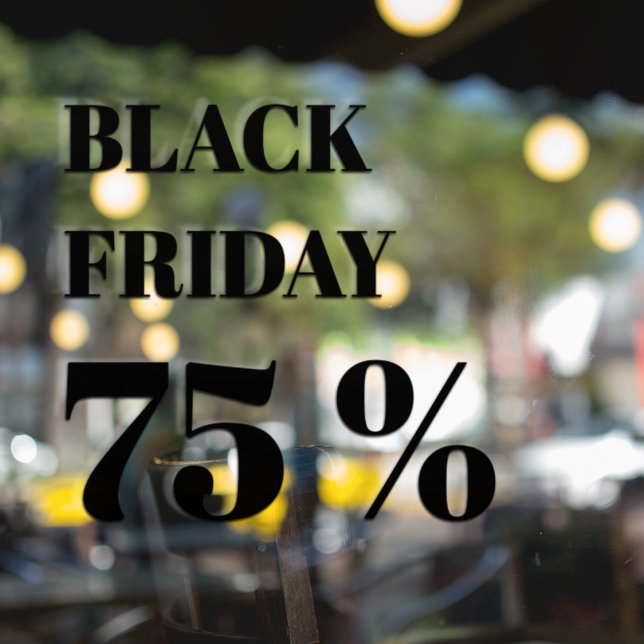 Modern Store Window Black Friday Sale (Creator Uploaded)