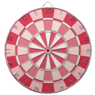 Modern Strawberry Pink Dartboard