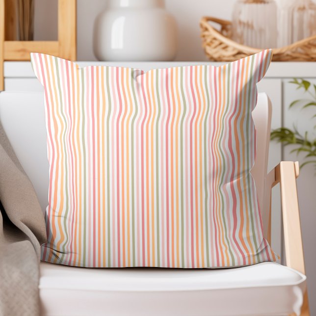 Modern striped  cushion (striped throw pillow)