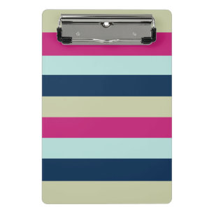 Modern Striped Mini Clipboard