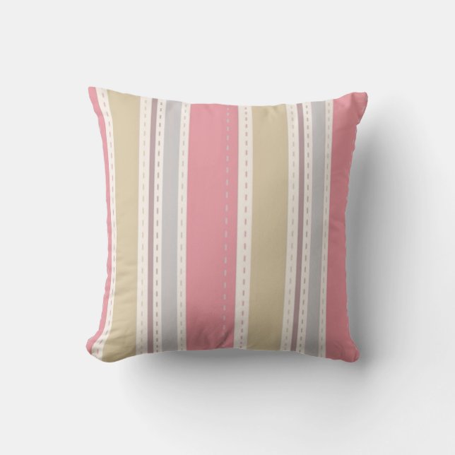 Modern striped Outdoor Pillow (Front)