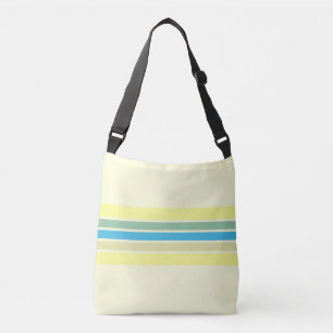 modern stripes art crossbody bag