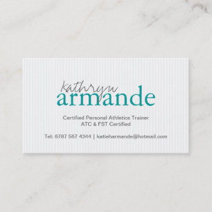 Modern Stripes Business Card