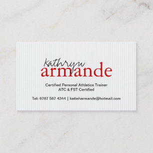 Modern Stripes Business Card