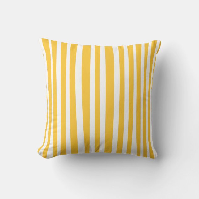 Modern  stripes pattern custom colours cushion (Front)