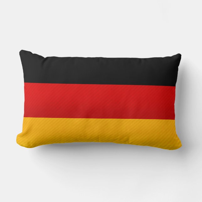 Modern Stripped German flag Lumbar Cushion (Front)