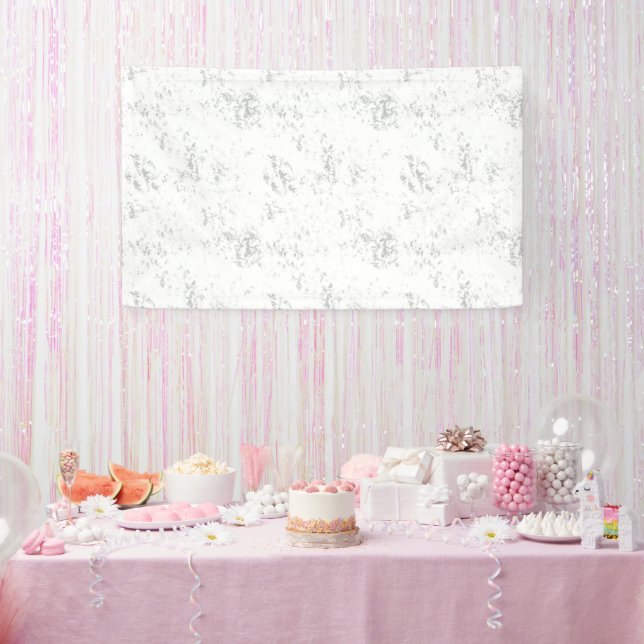 Modern Student Desk Aesthetic Design Banner (Party)