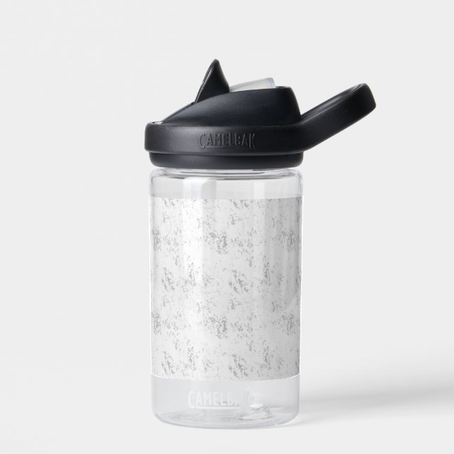 Modern Student Desk Aesthetic Design Water Bottle (Left)