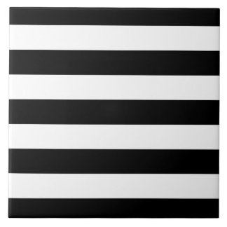 Modern Style Black And White Stripes Ceramic Tile