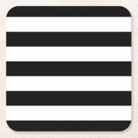 Modern Style Black And White Stripes