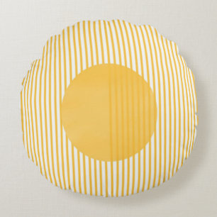 Modern style design art round cushion