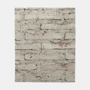 Modern style design decorative brick wall surface  fleece blanket