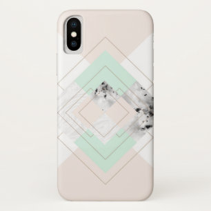 Modern Style Geometric Design iPhone X Case